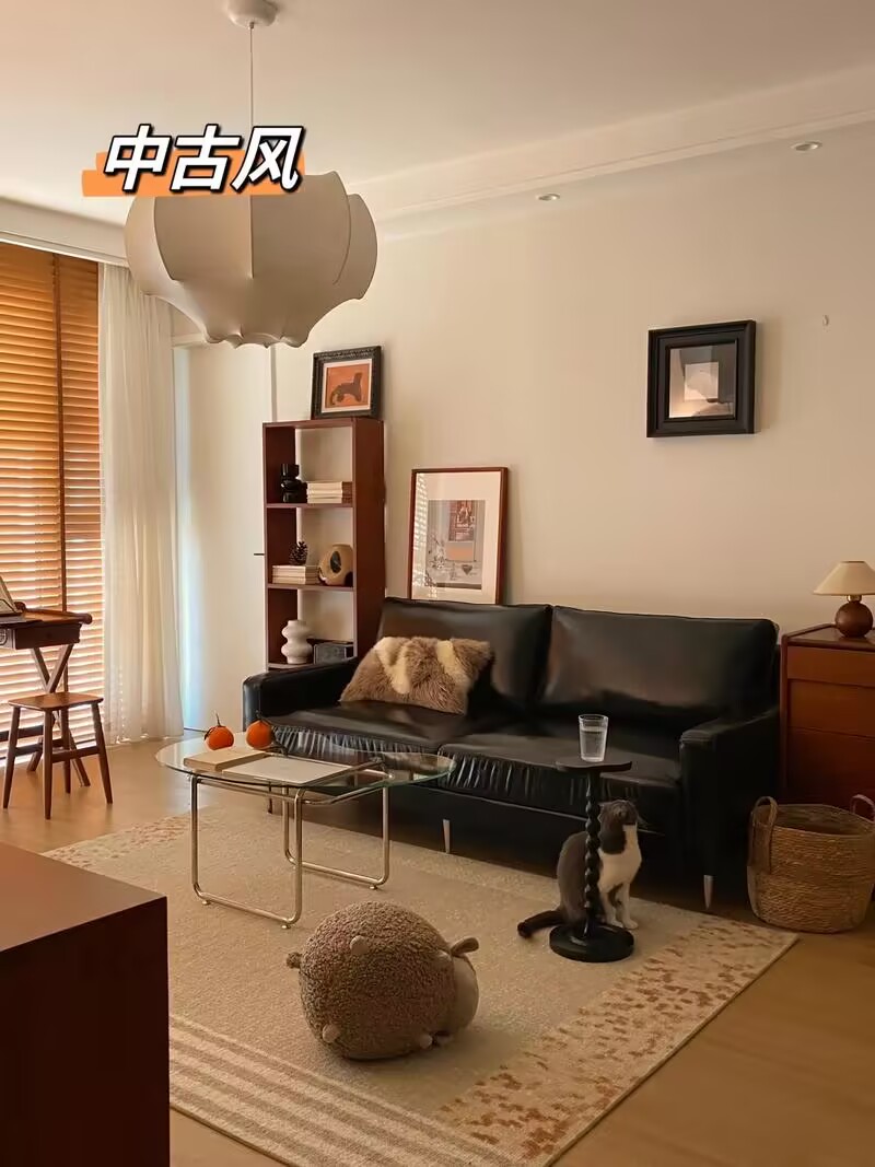 绝了！邦建装饰打造的宝藏装修，中古风+极简风美出天际！